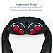 AccuMed Neck Massager, Shiatsu Back Neck and Shoulder Massager with Heat, Kneading Massage Pillow for Neck, Back Pain Relief, Deep Tissue, Use at Office Home Car, Christmas Gift Ideas for Men Women