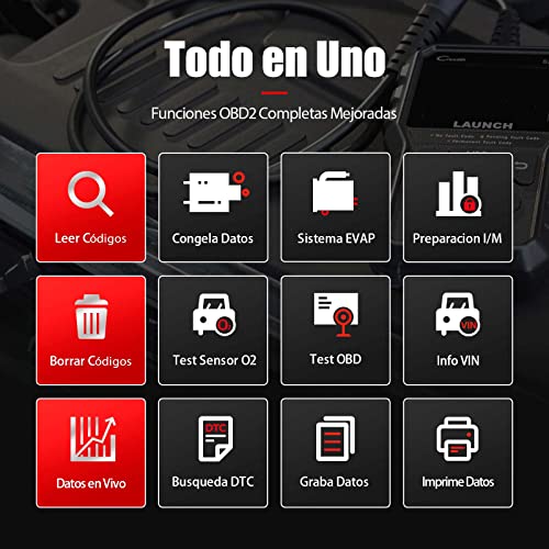 Launch - OBD2 Scanner CR529 Code Reader with Full OBD2 Function, One-Click I/M Readiness, Engine Light Off, Can Scan Tool, Car Diagnostic Tool