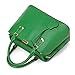 OURBAG Women Leather Handbags Fashion Top Handle Bag Cross body Shoulder Bag for Ladies Green Medium