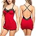 Avidlove Babydoll for Women Sexy Lingerie Hot One Piece Sleepwear Dress Lace Mini Teddy