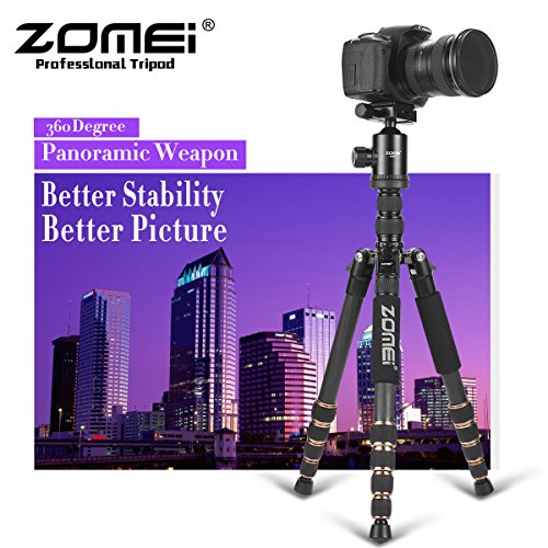 ZOMEi Z669 SLR Camera Tripod with Ball Head and Carrying Case