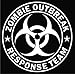 Zombie Outbreak Response Team Vinyl Decal Sticker|Cars Trucks Vans Walls Laptop|White|5.5 in|