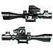 Chinoook 4-12X50 EG Tactical Rifle Scope with Holographic 4 Reticle Sight & Red Laser JG8