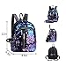 Girls Mini Backpack Sequin Bookbag Cute Daypacks Purse for Kids Christmas Gift - Blue&Purple