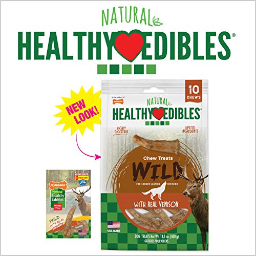 Nylabone Healthy Edibles Wild Venison Dog Treats - Image 6