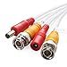 BNC Video Power Cable 100 Feet Pre-Made All-in-One Video Security Camera Cable Wire with Two Connectors for CCTV DVR Surveillance System