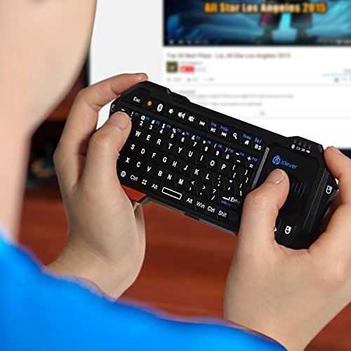 iClever Computer Keyboards Mini Portable Wireless Rechargeable