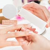 WOVTE 11pc Nail File Set Buffer Blocks Cuticle Nipper Pusher Manicure Tools view 5