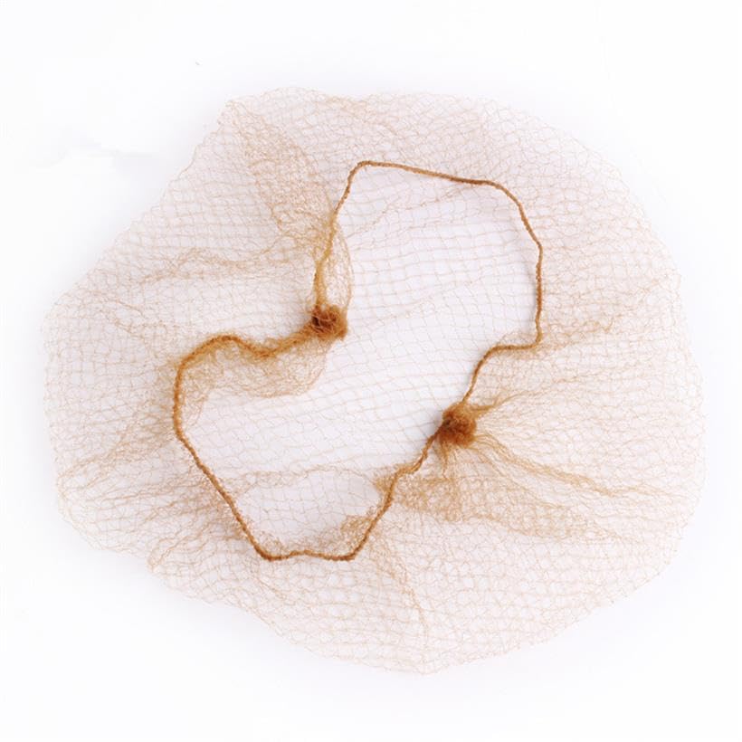 Bun Nets, 50pcs Invisible Hair Nets Hair Nets for Buns Bun Nets Brown Ballet Hair Net Ballet Bun kit Bun Hair Net for Ballet Bun Kids