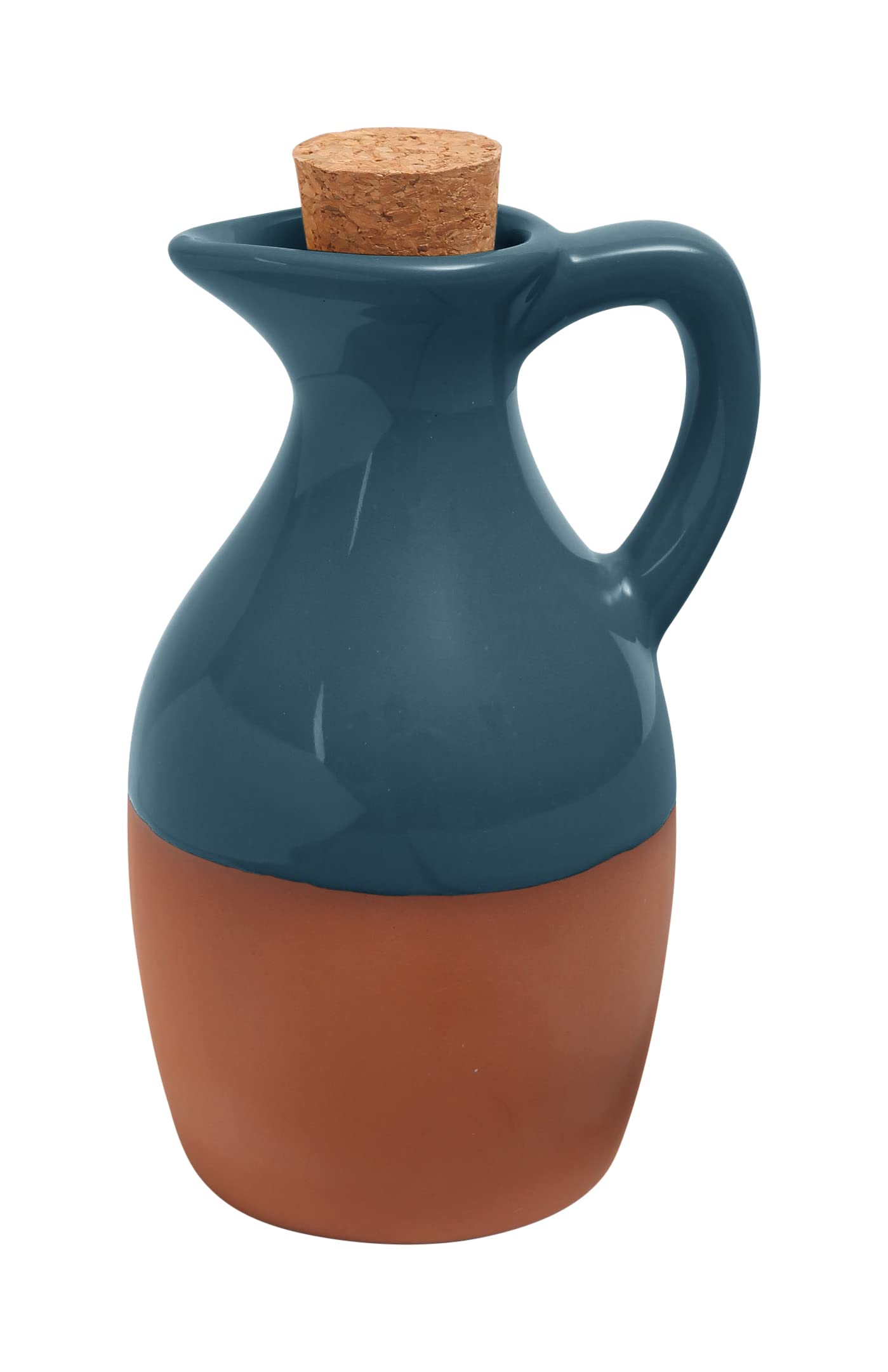 Dexam Sintra Glazed Terracotta Oil Drizzler - Ink Blue