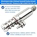 Intake and Exhaust Camshaft Position Actuator Solenoid Valve, Replaces 12655421, 12655420 - For 2.0, 2.2, 2.4L Chevy Cobalt HHR Malibu Equinox Orlando, GMC Terrain, Pontiac G5 G6 and More