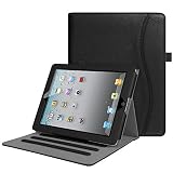 Fintie Case for iPad 2 3 4 (Old Model) - [Corner Protection] Multi-Angle Viewing Folio Smart Stand Cover with Pocket, Auto Sleep/Wake for iPad 2, iPad 3 & iPad 4th Gen with Retina Display, Black