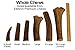 Elkhorn Premium Chews - Medium Whole Single Pack (for 20-45 lb Dogs and Puppies) Premium Grade Elk Antler for Dogs (1 Piece) Sourced in The USA