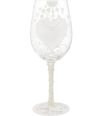 Amazon.com | Enesco Designs by Lolita Bride Artisan Made Hand Painted Wine  Glass, Wedding Dress, 15 oz: Bachelorette Gifts For Bride: Wine Glasses
