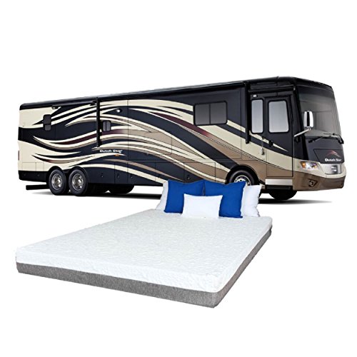 Travel Happy! Made in The USA!10" Short Queen Cool Sleep Gel Memory