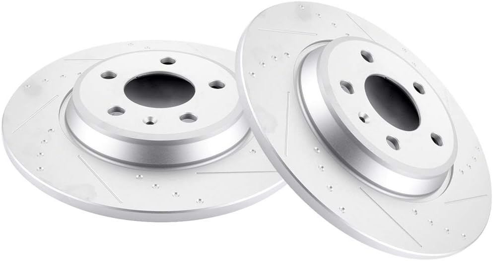 Brake Rotors, Prime Choice Rear Brake Disc Rotors fit for