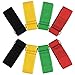 ZXSWEET 8Pcs 3-Legged Race Bands Elastic Tie Rope Strap Band with 4 Assorted Colors Perfect for Relay Race Game, Carnival, Field Day, Backyard