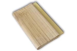 INTBUYING Screen Printing Squeegee Ink Squeegee Wooden Water Scraper 65 Durometer 6.3inches Long 4 inches Wide with Rubber Blade and Wooden Handle