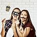 16th Birthday Photo Props by PartyGraphix. DIY Photo Booth Props Kit Includes 33 Black And Gold Pieces