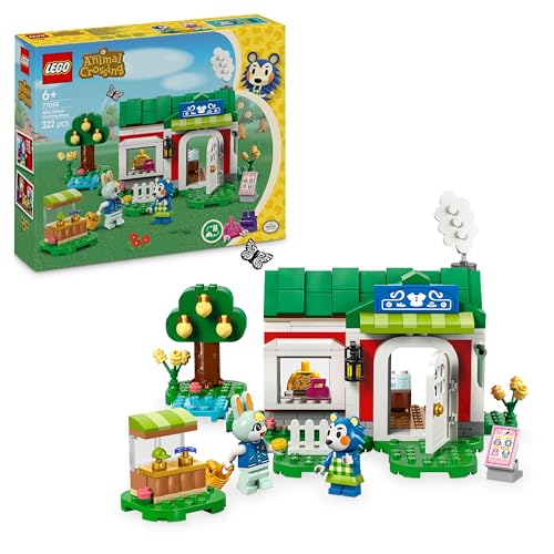 Animal Crossing Die Schneiderei der Schneiderschwestern, Bauset für kreative Rollenspiele, Geschenk für Mädchen, Jungen und Fans des Videospiels ab 6 Jahren, Abenteuer Spielset 77055