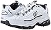 Skechers Men's Energy Afterburn Lace-Up Sneaker, White/Navy, 7
