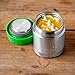 LunchBots Thermal 8 oz Triple Insulated Food Container - Hot 6 Hours or Cold 12 Hours - Leak Proof Thermos Soup Jar - All Stainless Interior - Green