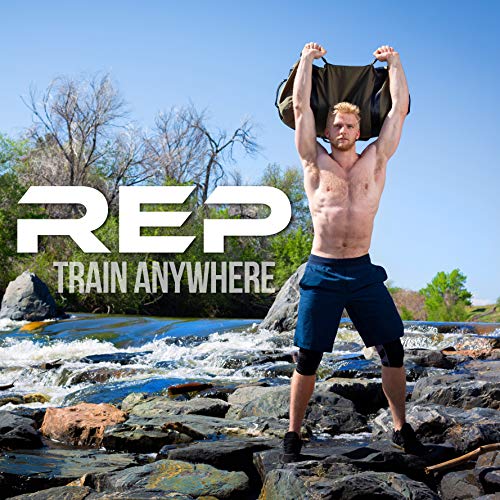 REP FITNESS Sandbag - Medium, Black, 25-75 lbs