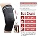 BQG Knee Support Compression Sleeve (2 Count), Upgraded Knee Brace for Joint Pain & Arthritis Relief, Injury Recovery, Ultra Durable for Running, Weightlifting, Tennis, Basketball. with E-Book