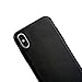 JISONCASE iPhone X Leather Case, iPhone X Case, Vintage Series Slim Back Case Grip Cover with Metallic Buttons for 2017 Apple iPhone X 5.8