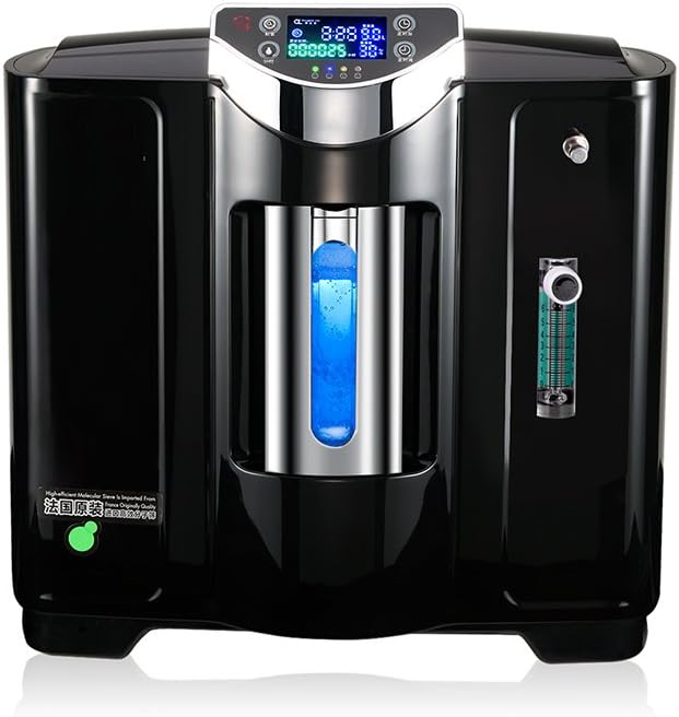 BJL-oxygen concentrator Oxygen Concentrator - Medical Oxygen Concentrator Portable Oxygen Generator Atomizing Output 1-5L/Min Home Air Purifier Real-time Monitoring oyo
