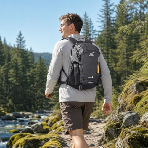 Skysper Lantc 20 Hiking Backpack, 20 Litres, Lightweight Trekking Backpack with Back Ventilation and Hydration System, Made of Breathable 3D Air Mesh, Polyester, Camping, Outdoor, Hiking Backpack | Trekking backpack made of breathable 3D air mesh polyester hiking day trips travel camping outdoors