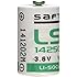 Saft LS14250 5 Pack Lithium 3.6V Batteries