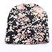 Sunward(TM) Newborn Baby Flower Bowknot Hospital Hat (1515cm/, Black)