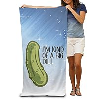 Aiguan Bath Towel - Iâ€m Kind Of A Big Dill Thick Large Swim Beach Towels