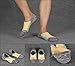 Mens No Show Socks Non Slip Colorful Casual Cotton Low Cut Ankle Socks Invisible Liner Sox, Color Block - 6pairs?mens Us Shoe Size 6-10?, One Size