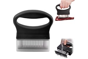 ​Meat Tenderizer with 48 Stainless Steel Sharp Needle Blade, Heavy Duty Kitchen Cooking Tool for Tenderizing Beef Turkey Chic