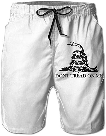 Dont Tread On Me Emblem American Pride Patriotic Quick-drying Summer Drawstring Board Shorts Graphic Board Pant For Men's