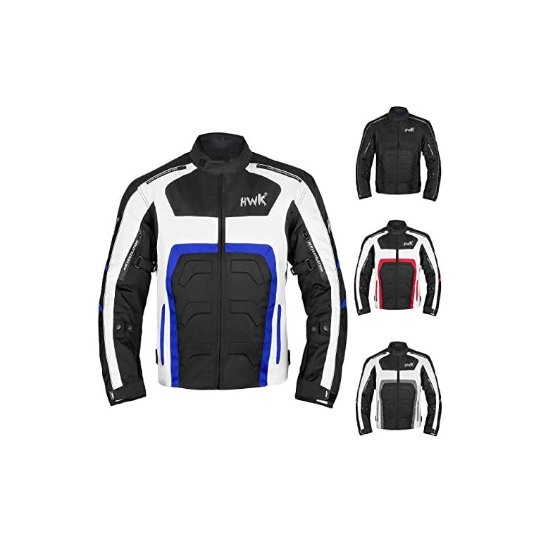 Textile Motorcycle Jacket For Men Dualsport Enduro Motorbike Biker