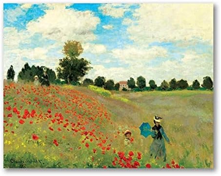Tamatina Claud Monet Art Canvas Paintings | Les Coquelicots | Impressionism Art | Famous Art Paintings for Home décor|Size - 60X45 Inches.t41