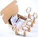 AnSaw 20-LEDs 6 Pack Bottle Lights Pro Spark I Cork Shaped Battery Strip Light Décor Rope Lamp for Seasonal Decorative Christmas Holiday (Warm White)