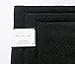 Chardin Home - 100% Cotton two Piece Classicc Bath Rug Set, (21''x34'' & 17''x24'') with anti-skid spray latex back, Black