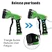 CINOTON Garden Heavy Duty Hose Nozzle, Water Hose Nozzle for Garden, Hose Sprayer Nozzle Heavy Duty 8 Adjustable Watering Patterns Suitable for Water Lawn and Garden, Wash Dogs & Pets