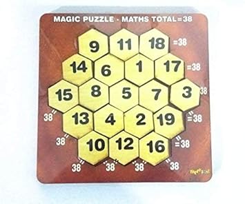 Buy Rvm Toys Honeycomb Wooden Math Sudoku Style Brain Teaser Hexagon Puzzle Toys Math Board Game Toy For Kids And Adults Online At Low Prices In India Amazon In