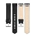 Vancle For Fitbit Charge 2 Band,Luxury Genuine Leather Replacement Strap for Fitbit Charge 2(No Tracker) (Black)