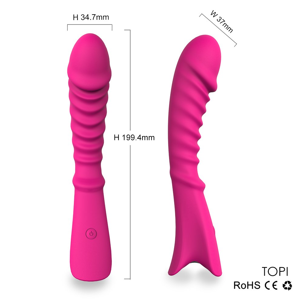 APRIL 14TH - Vibrating G-spot Massager - Quiet yet Powerful - Rechargeable & Waterproof - Best for Women or Couples - Discreet Delivery(31-Pink)