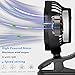 Battery Operated Clip on Fan and Desk Fan 2 in 1, Rechargeable Battery Fan Portable Baby Stroller Fan, USB or Battery Powered, Small Personal Fan with 4 Speeds for Office, Dorm and Outdoor Activity