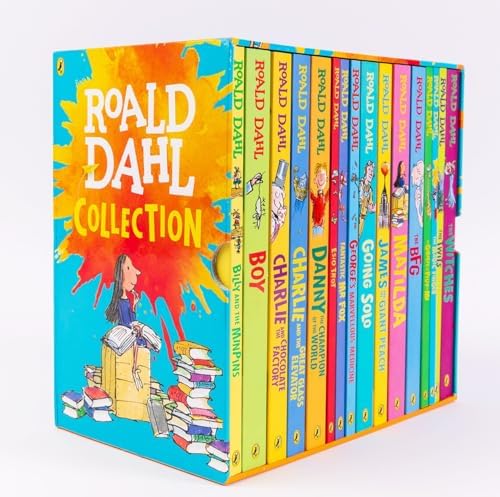 Roald Dahl Collection - 15 Paperback Book Boxed Set: Roald Dahl