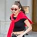 Cat Eye Sunglasses Clout Goggles Bundle of White & Red Vintage Mod Style Retro Gigi Hadid Sunglasses