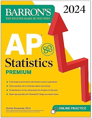 Amazon.com: AP Statistics Premium, 2027: 9 Practice Tests +
