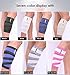 Runworld (1 Pair Elastic Calf Shin Compression Bandage Brace Thigh Leg Wraps Support for Sports, Weightlifting, Fitness, Running - Knee Straps for Squats Men Women (Black)